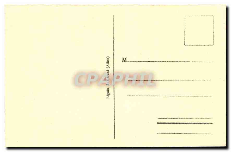 CPA Vichy le Bassin des Cygnes  — Verso