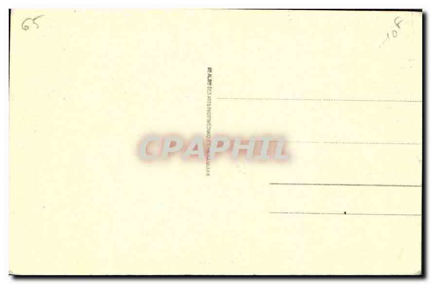 CPA Argeles Gazost Hautes Pyrenees Hotel de France  — Rückseite
