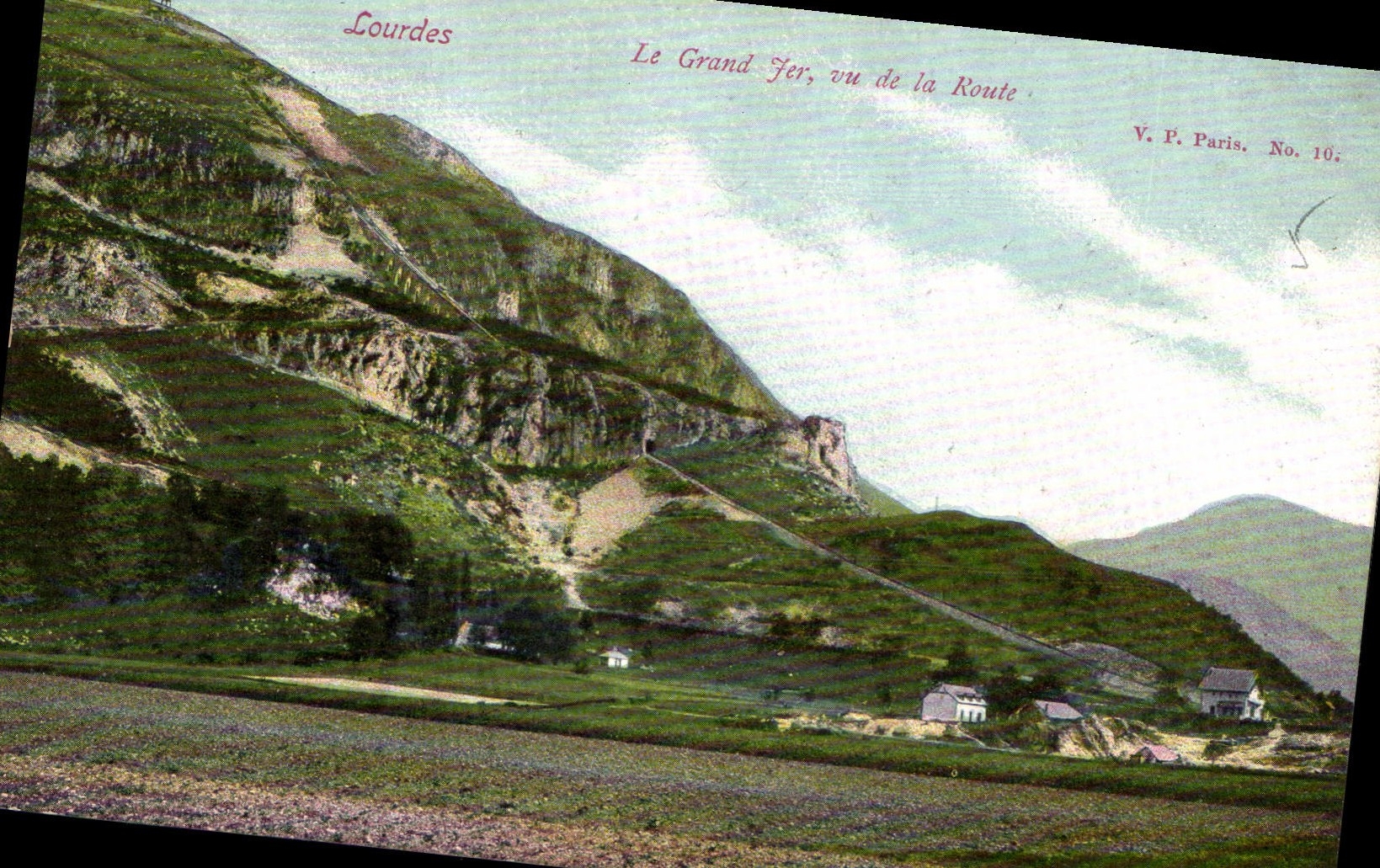 Lourdes — Le Grand Jer, vu de la Route — V. P. Paris. No. 10.