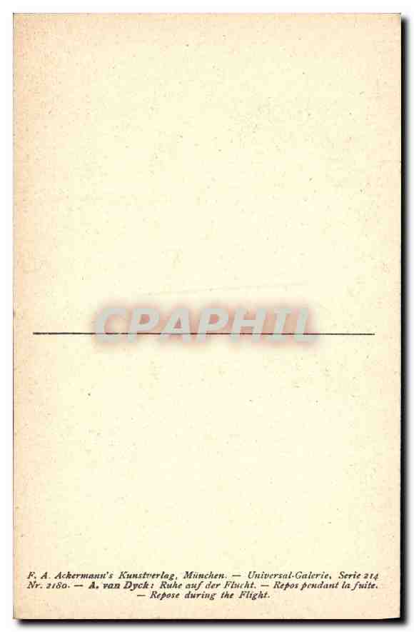 CPA Dyck Munchen  — Verso