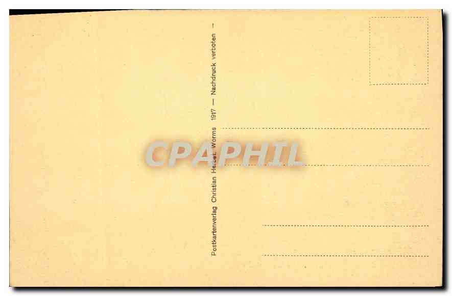 CPA Luther als Currende Schuler in Eisenach bei Frau Gotta  — Verso