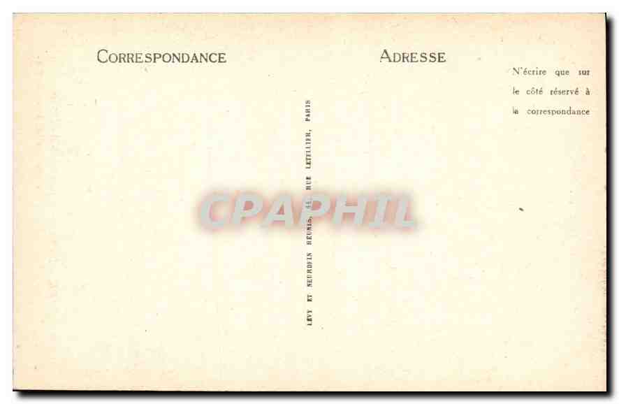 CPA Raphael la Vierge de la Maison d'Orleans Musee Conde Chantilly  — Verso