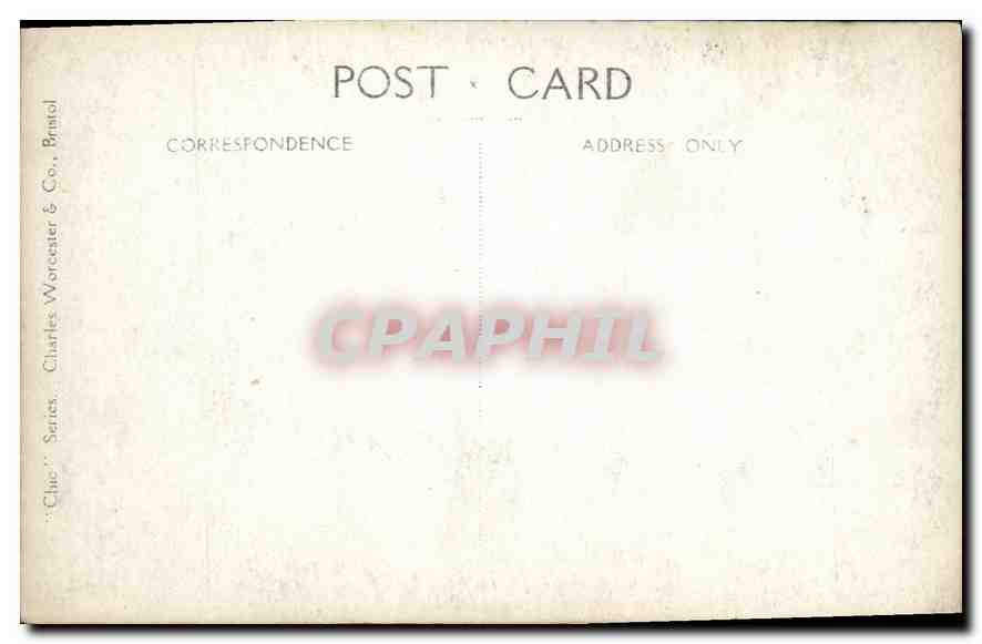 CPA Charles Worcester et Co Bristol  — Verso
