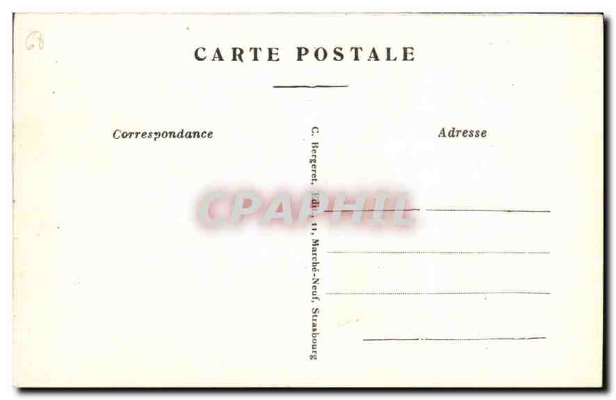 CPA Trois Epis  — Verso