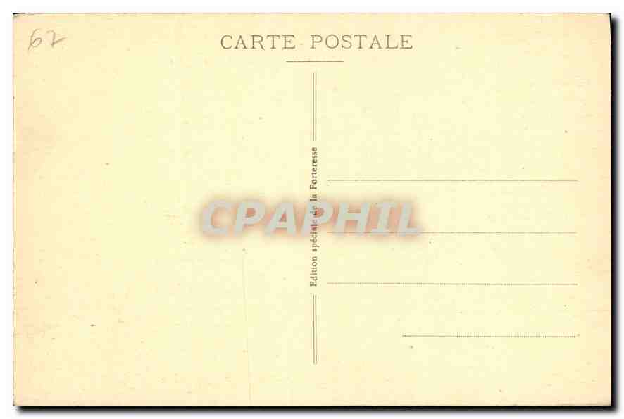 CPA Fortresse de Lichtenberg vue des Casemates  — Rückseite