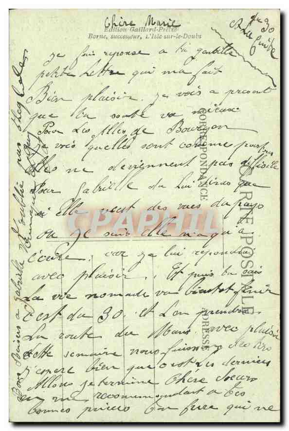 Excursion en Franche-Comté — Grottes de Poudrey — Édition Gaillard-Prête — Reverso