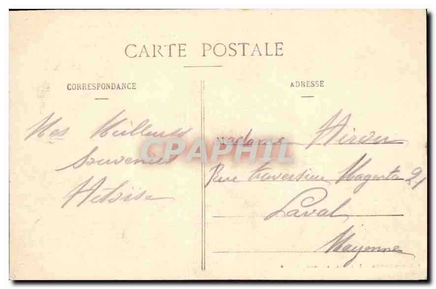 CPA Cote d'Emeraude Mont St Michel Cote Nord Botrel — Verso