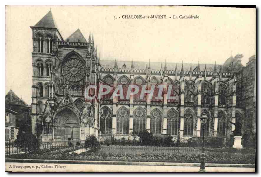 CPA Chalons sur Marne la Cathedrale 