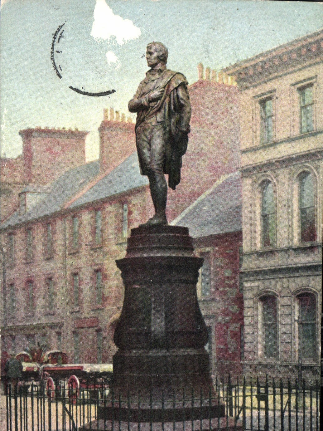 Statue de Sir Walter Scott — Éditeur : W. & A.K. Johnston, n° 25074