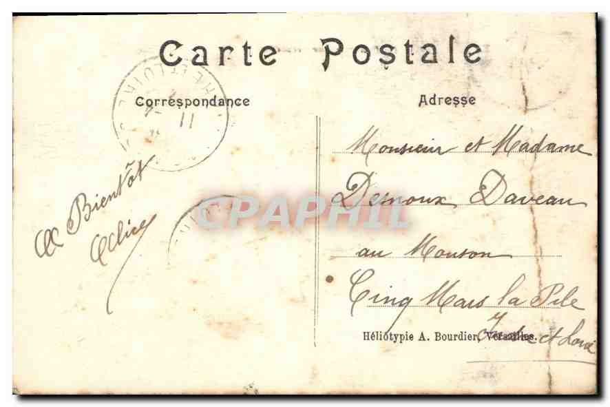 CPA Panorama de Versailles  — Verso