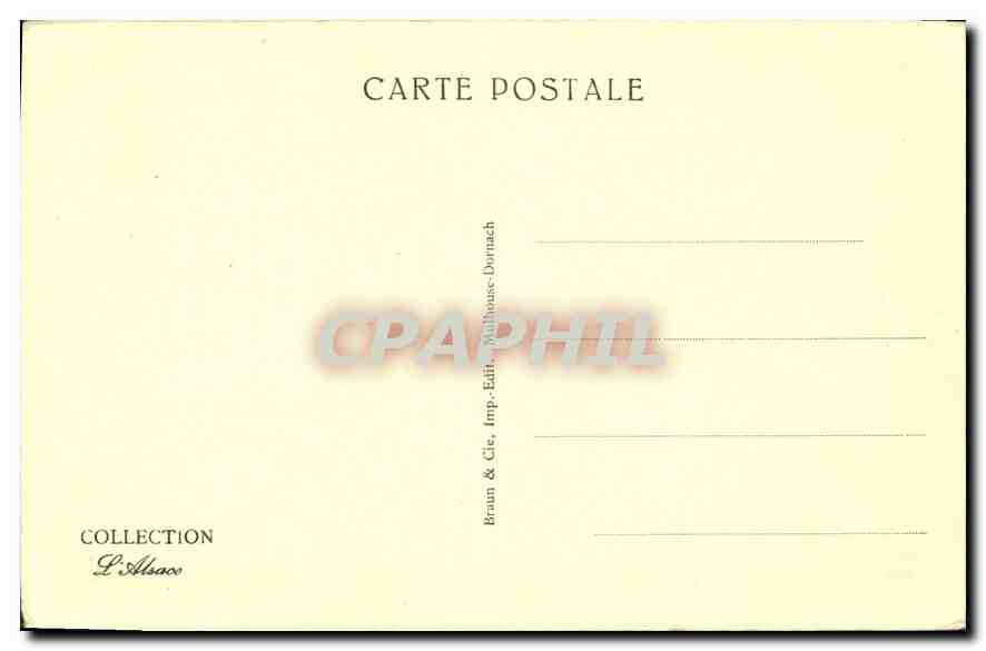 CPA Sarreguemines l'Hopital  — Back