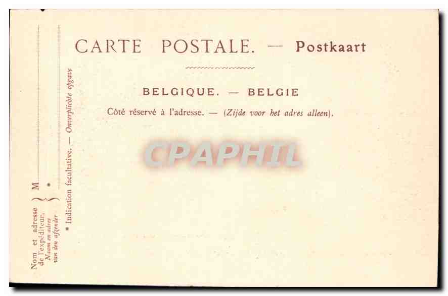 CPA Ostende la Plage et le Kursaal  — Rückseite