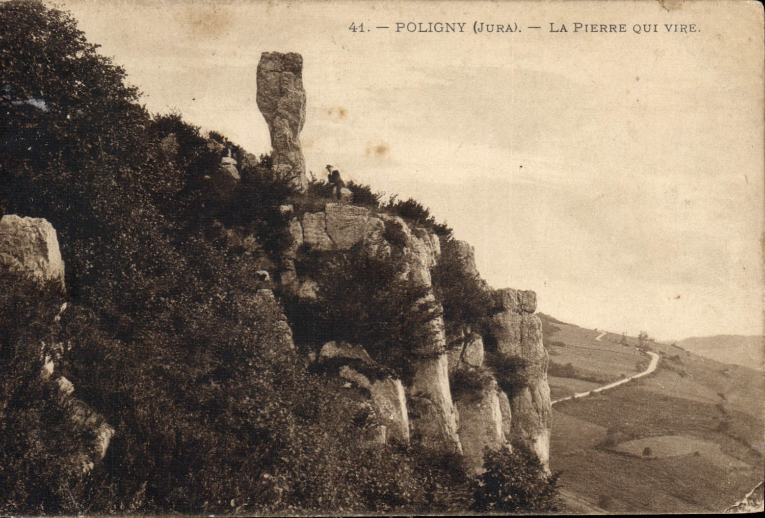 CPA Poligny Jura La Pierre qui Vire 