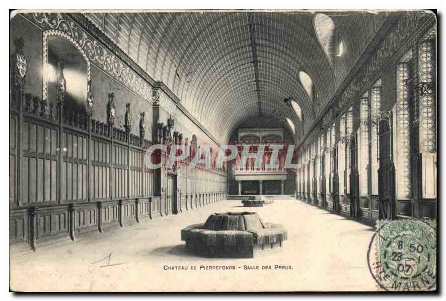 CPA Chateau de Pierrefonds Salle des Preux 