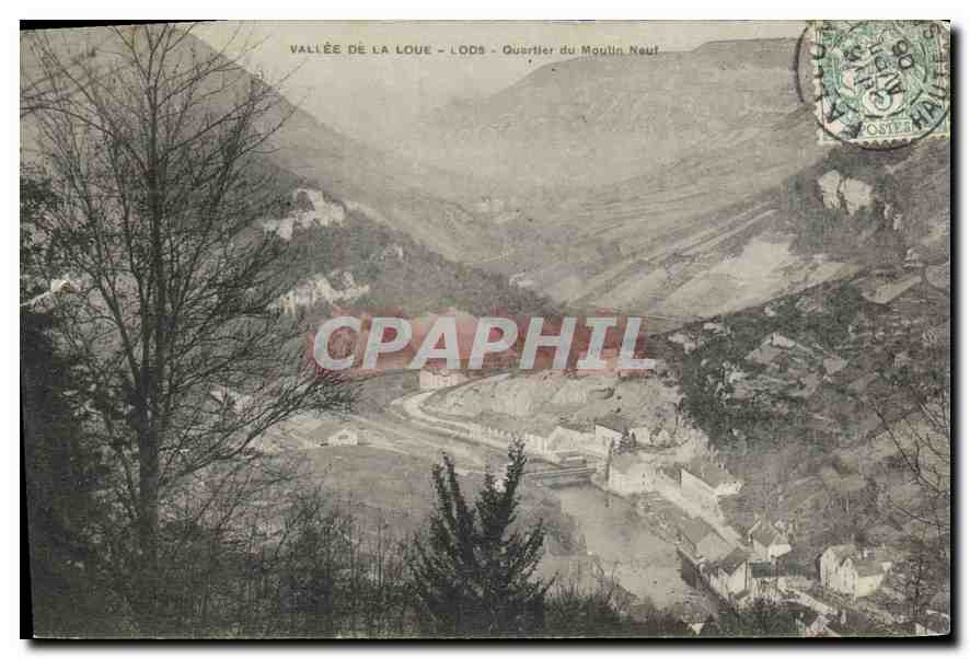 CPA Vallee de la Loue Lods Quartier du Moulin Neuf 