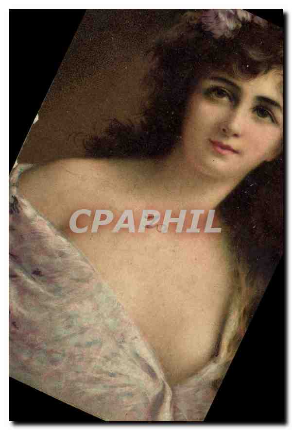 Joven mujer — retrato — K. F. Editores, París, Serie 1292 - Anverso