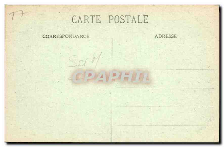 Palais de Fontainebleau — Terrasse de l'Etang des Carpes — CPAPHIL n°128 — Reverso