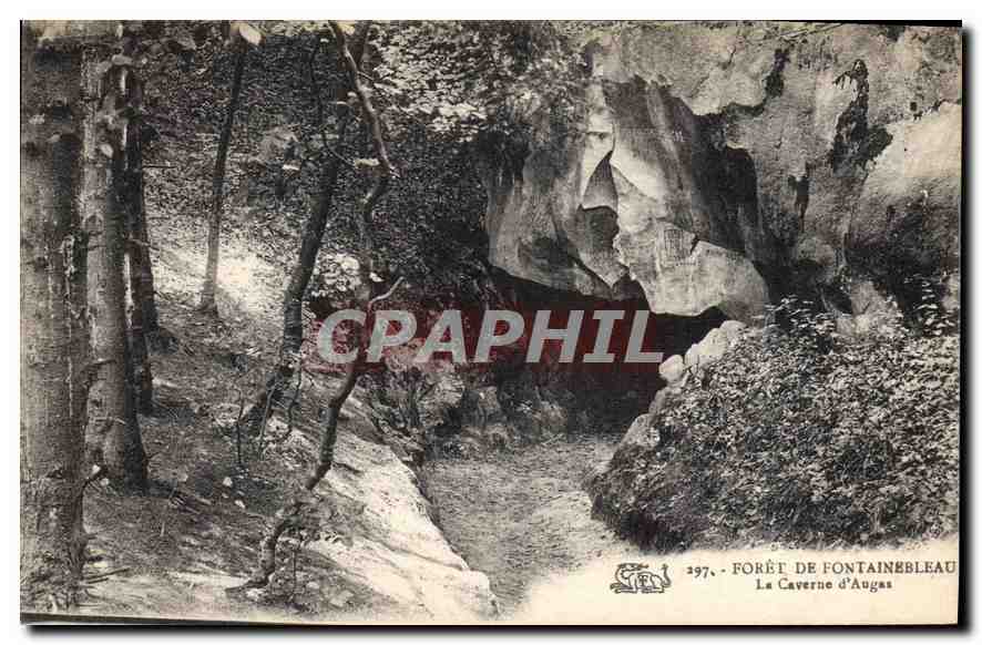 Forêt de Fontainebleau — La Caverne d'Augas — Éditeur non identifié, n° 397