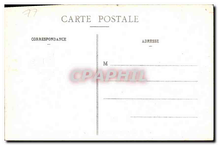 Forest of Fontainebleau — Grand View from Mont Aigu — publisher Lédo, n° 380 — Back