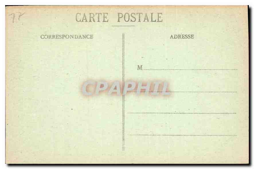 Palais de Fontainebleau — La Cour des Adieux (aile des Ministres) — éditeur non identifié, n° de série 31 — Verso