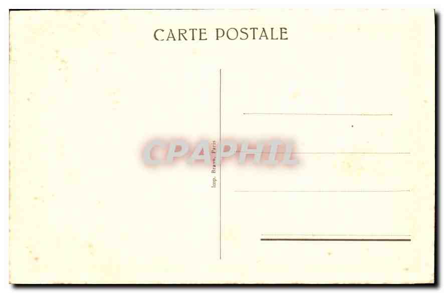 Château de Valençay — Bureau Empire ayant appartenu au Roi de Naples — éditeur Lop. Bram, Paris — Rückseite