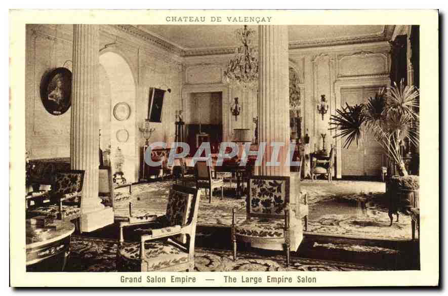 CPA Chateau de Valencay Grand Salon Empire 