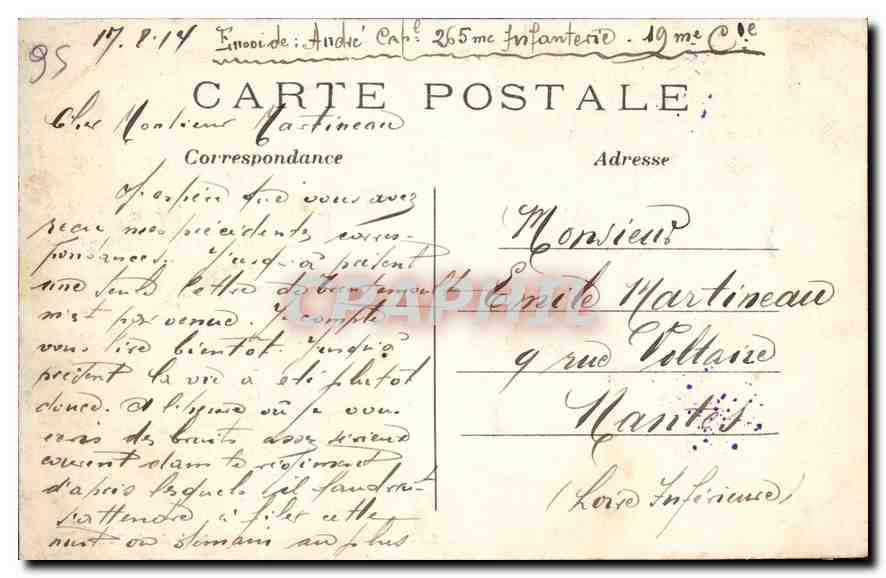 CPA Aulnay sous Bois les Fosses du Chateau  — Back