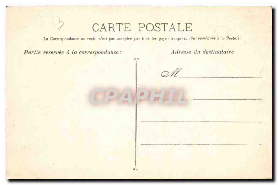 CPA Marseille la Promenade du Prado vu de la Plage  — Verso
