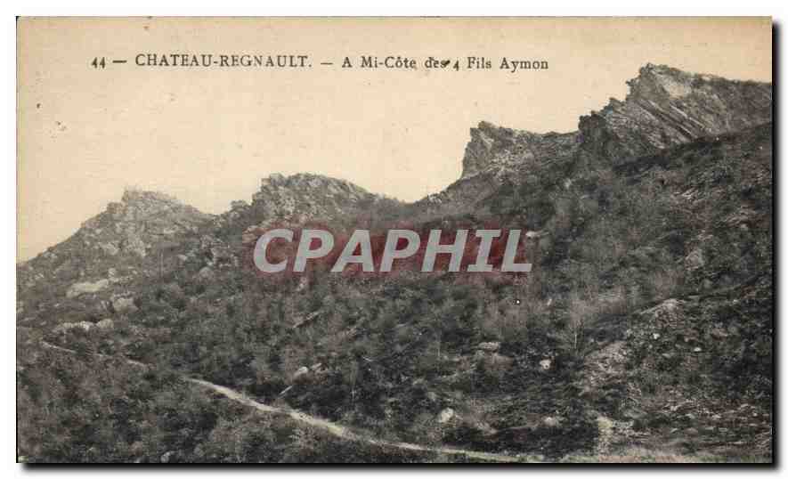 Château-Regnault — À Mi-Côte des 4 Fils Aymon — éditeur A. Aymon, n°44