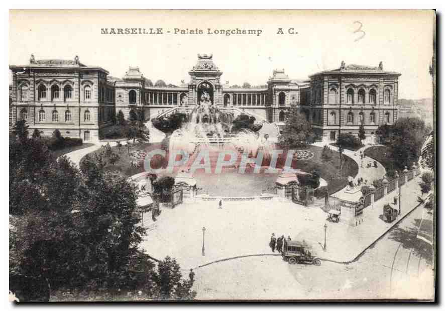 CPA Marseille Palais Longchamp 