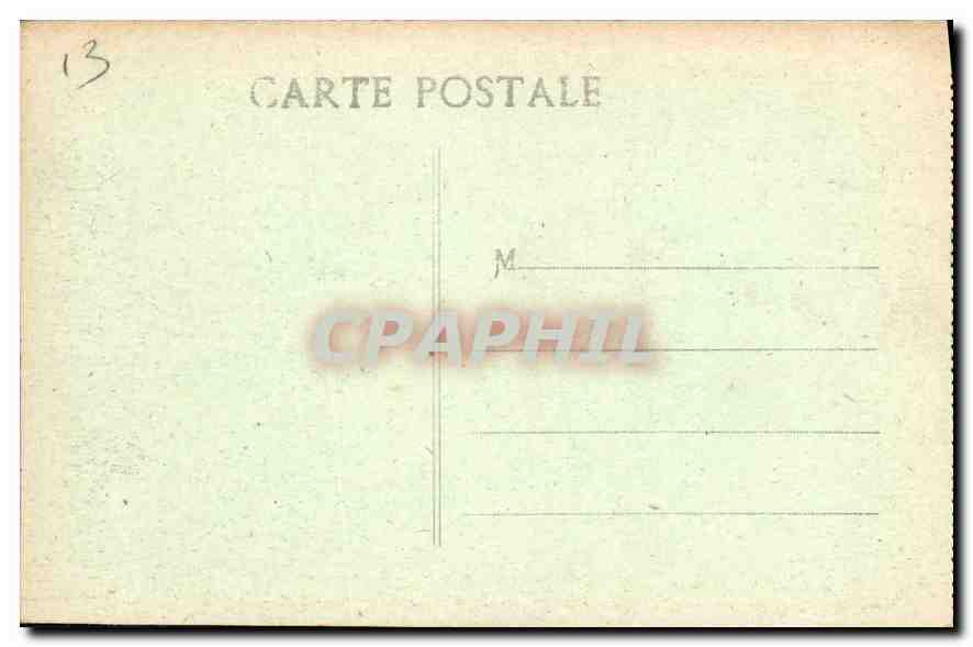 CPA Marseille Sortie du Port  — Verso