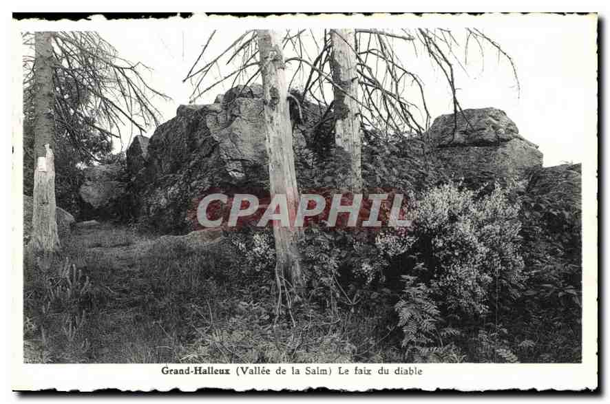 CPA Grand Halleux vallee de la Salm le Faix du Diable 