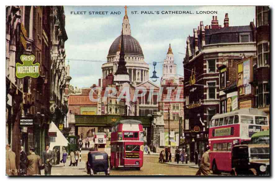 CPA Fleet Street and St Paul's Cathedral London 