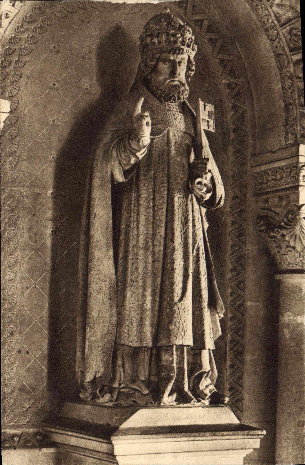 CPA Les Saints de Solesmes Saint Pierre XV siecle 