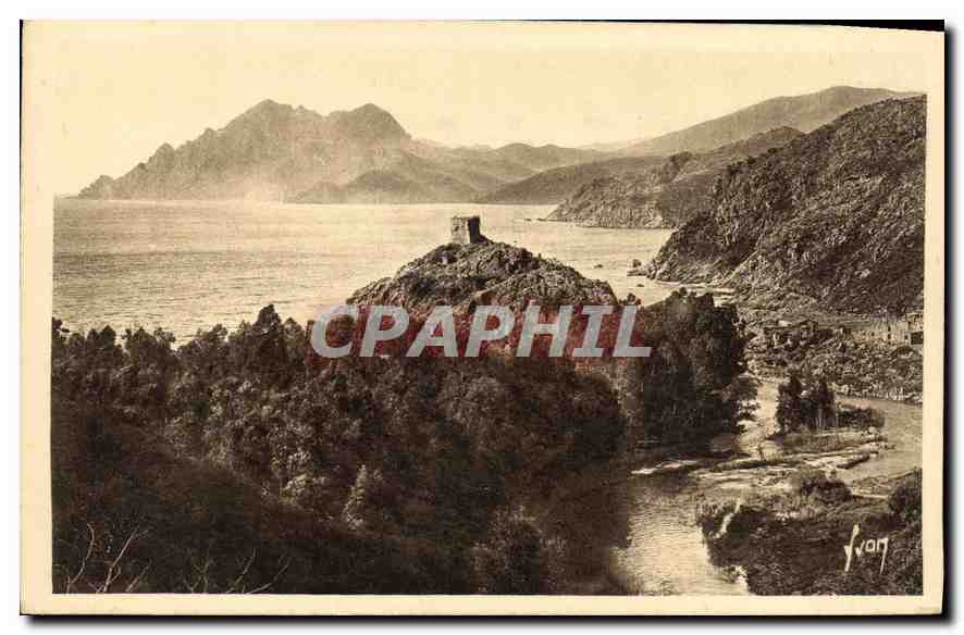 CPA Porto Corse vue generale du golfe 