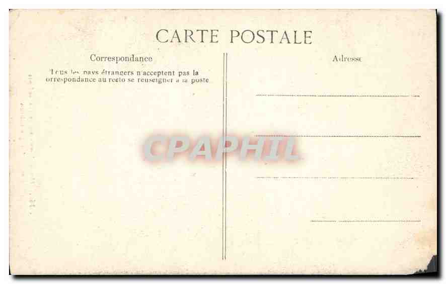 CPA Marie Antoinette et ses enfants Par M Vigee Lebrun  — Verso