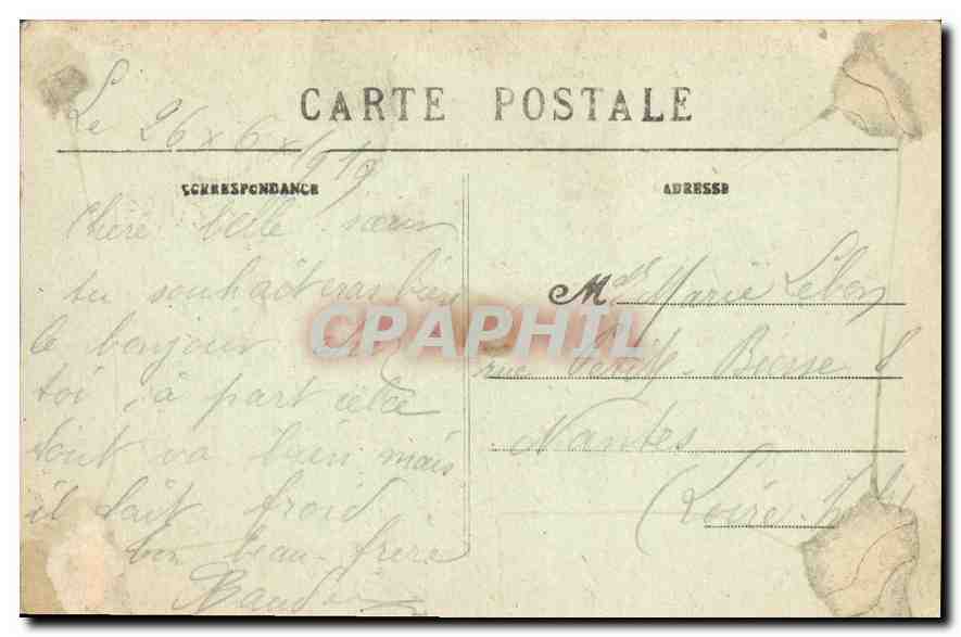 CPA La Baule Hotel royal  — Rückseite