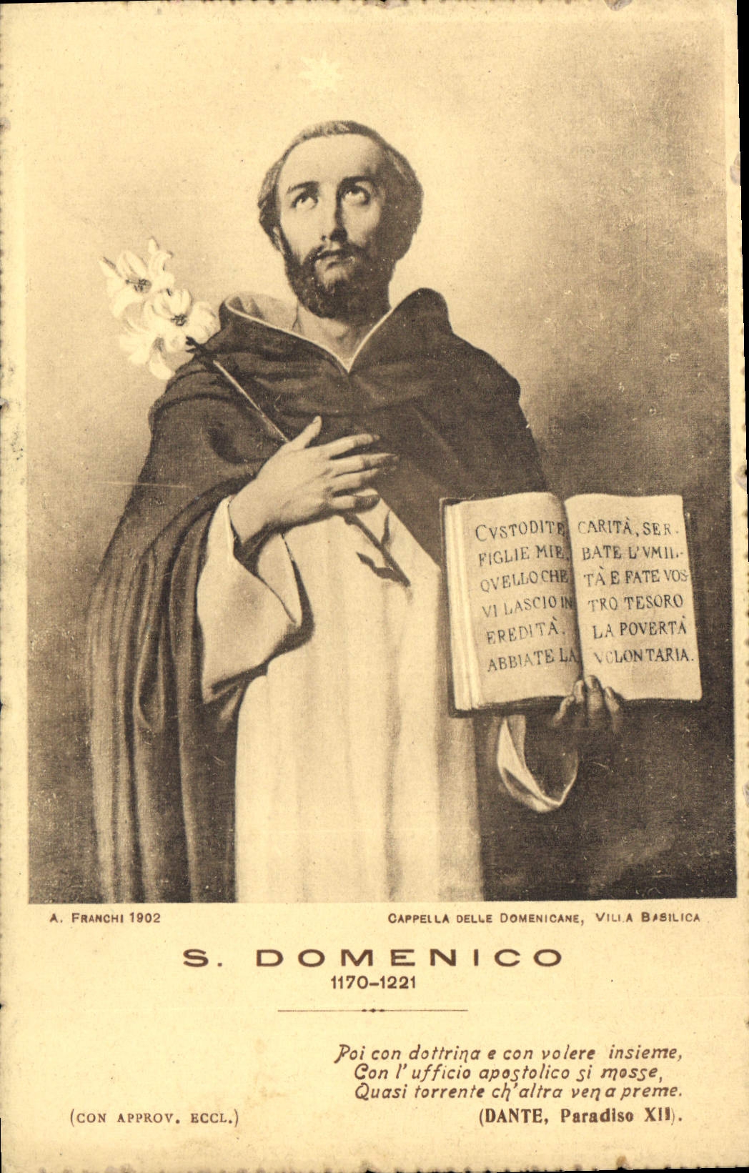 CPA Cappela Domenicane villa Basilica S Domenico 1170 1221 
