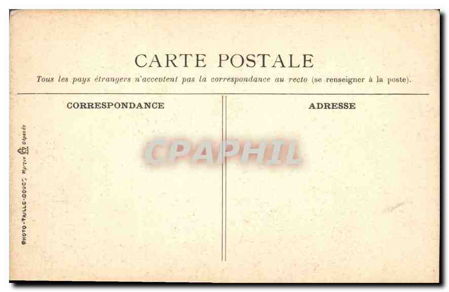 CPA Les Canotiers Femme — Rückseite