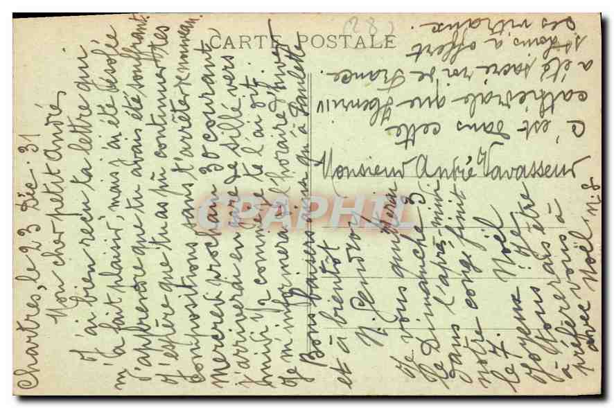 CPA Chartres E et L La Cathedrale du XII au XVI siecle  — Verso