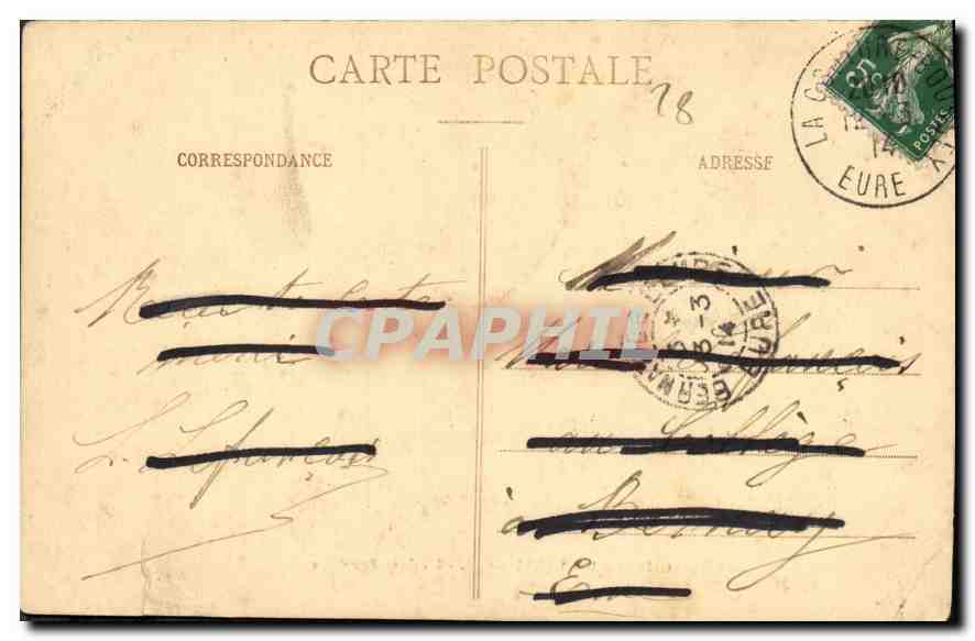 CPA Chateau d'Anet XVI siecle l'Entree Principale  — Rückseite