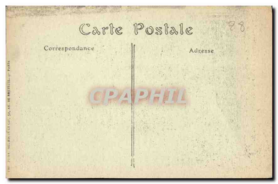 CPA Cathedrale de Chartres Fragment du Tour du Choeur XV siecle  — Verso
