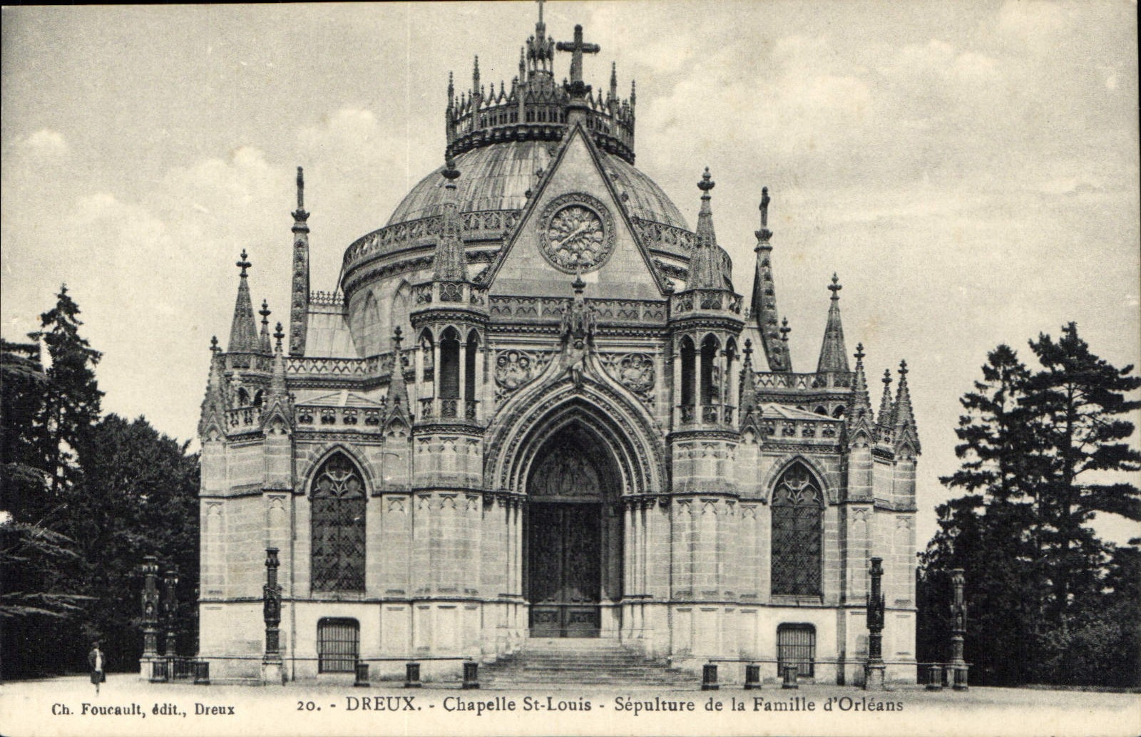 Dreux - Kapelle Saint-Louis - Grabstätte der Familie Orleans — Ch. Foucault, Verlag, Dreux, Nr. 20