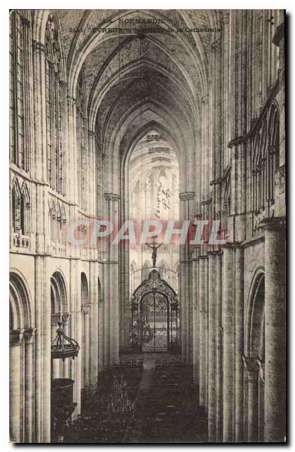 Évry - Intérieur de la Cathédrale — La Normandie, éditeur inconnu, n° 2424