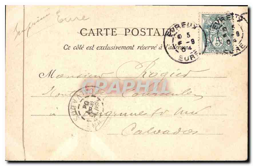 Évry - Intérieur de la Cathédrale — La Normandie, éditeur inconnu, n° 2424 — Rückseite