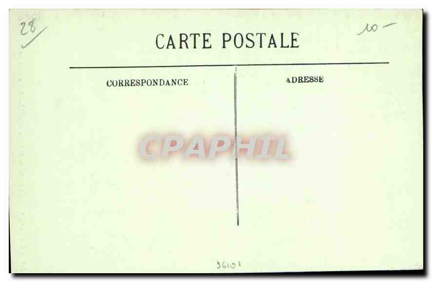 CPA Chartres Interieur de la Cathedrale la Nef et le Choeur  — Back