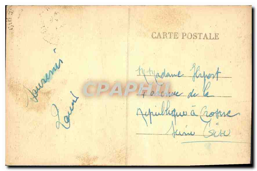 CPA Chartres La Cathedrale portail royal XII siecle  — Rückseite