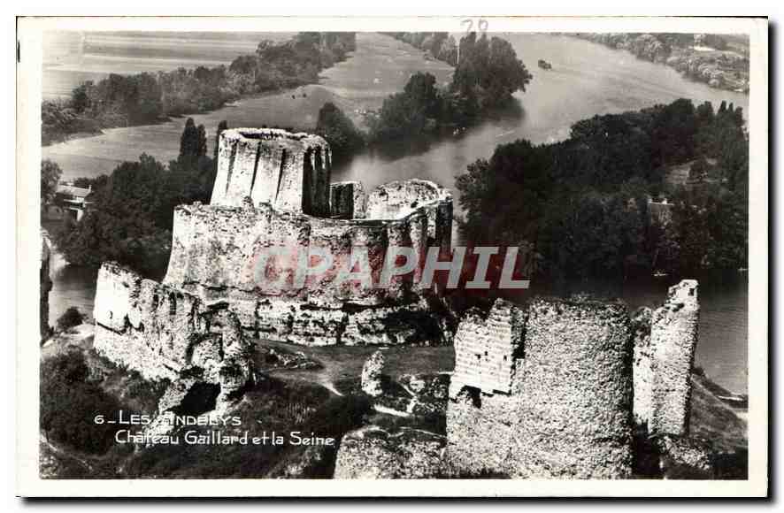 Château Gaillard et la Seine — Les Andelys — Édition Chenavire, Les Andelys