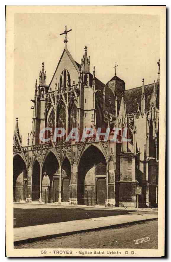 Troyes - Church of Saint-Urbain — publisher Telboy, series number 59