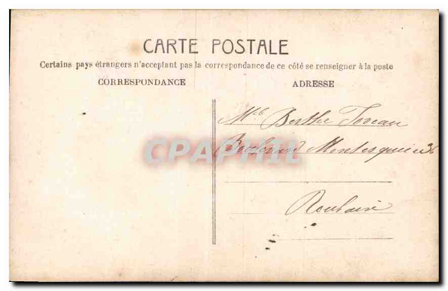Santa Catalina — Feliz cumpleaños — M.F. París n°803 — Reverso